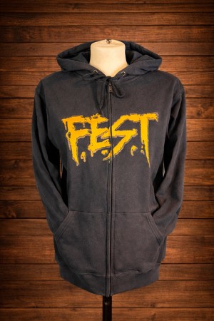 F.E.S.T "Yellow logo" Zip-hood