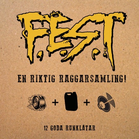 F.E.S.T - En riktig raggarsamling! - CD - 2015